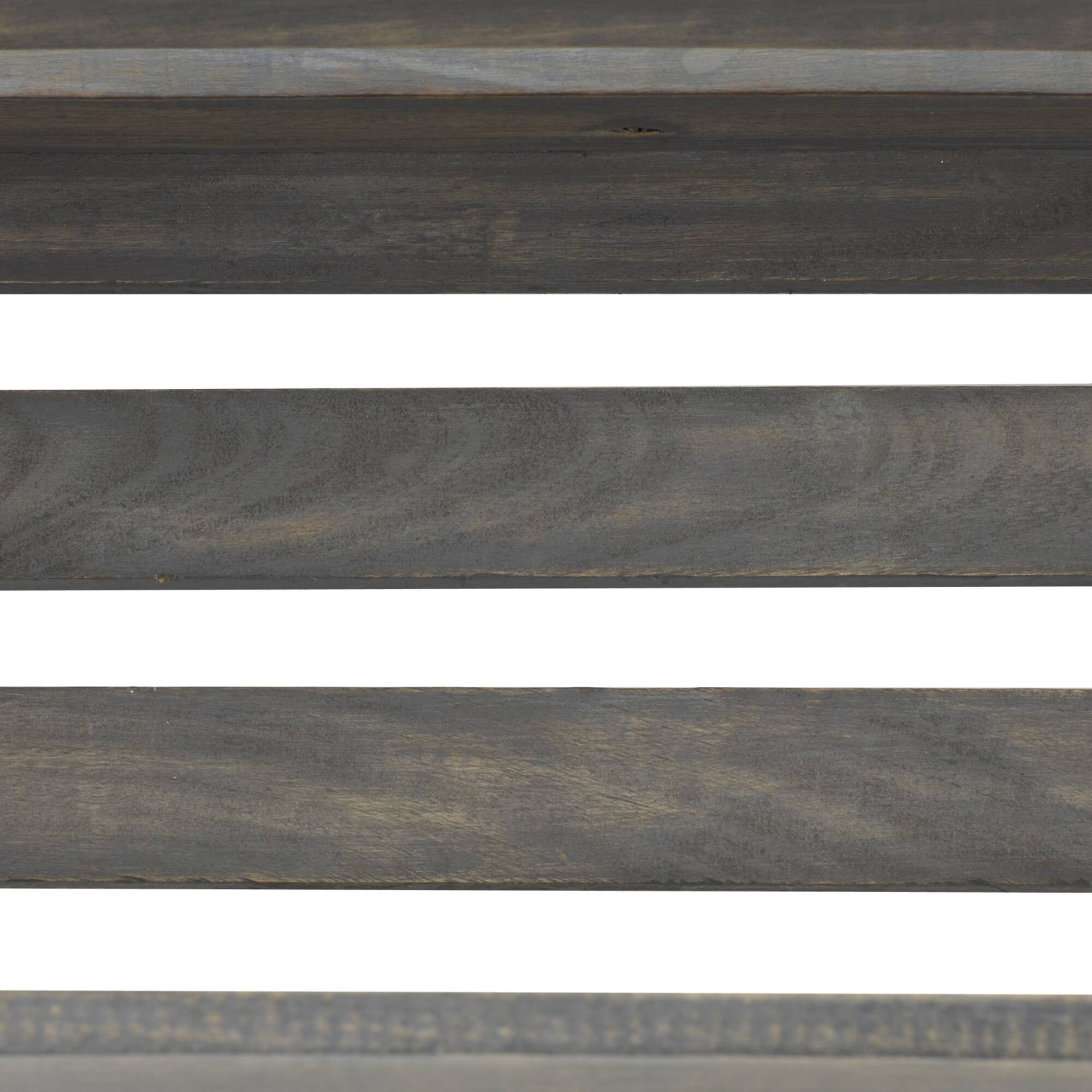 Brown Mango Wood Farmhouse Tray Set